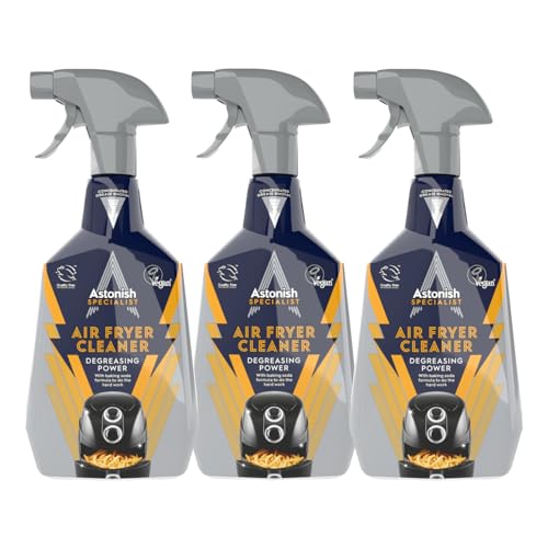 Image of Astonish Specialist Air Fryer Cleaner Spray, Degreasing Power with Baking Soda, Fast Acting Cleaner, 3 X 750ml