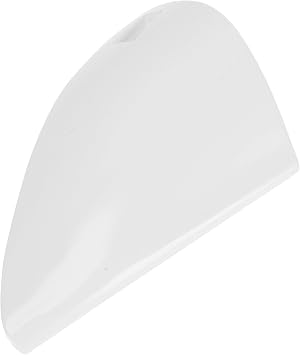 Front Left Exterior Door Handle Lock Cylinder Cap Cover for Hyundai Elantra MK7 2020-2023 No.82652AA100 ABS White 1 Pc