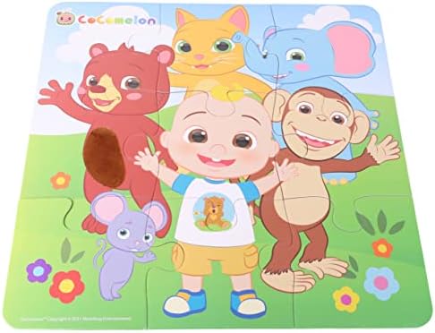 Toyland® Cocomelon Pack of 2 Touch & Feel Puzzles  Sensory Toys - Toddler Jigsaws - Age 18m+