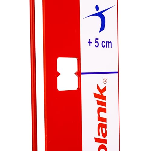 Polanik High Jump Crossbar Multi-Brackets - Adjustable in 5 cm Increments - 13 Heights - with Bar Deflector - Durable & Stable - Thumbnail 4