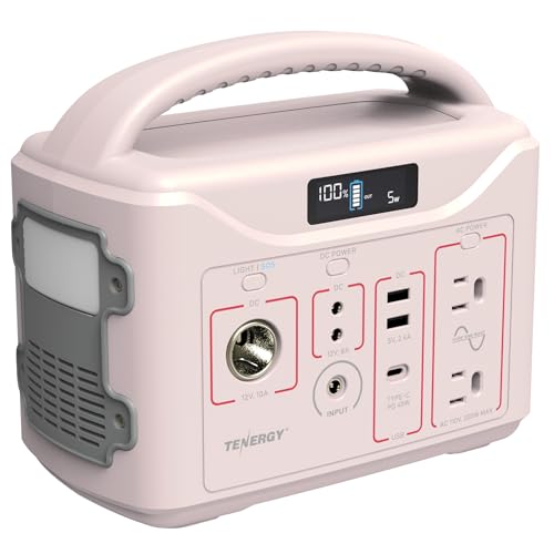 Tenergy T320 Portable Power Station, 300Wh Battery,