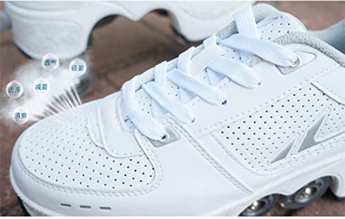 Sanheng Fire Deformation Parkour Shoes Four Rounds Of Running Shoes Roller Skates #TOP4