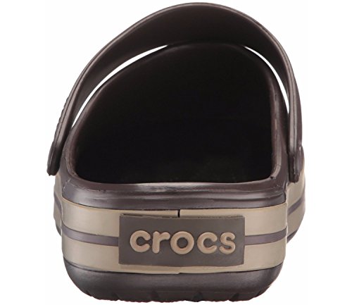 Image of Crocs Unisex Adult Crocband Croslite Espresso /Khaki Clog | 10 UK |