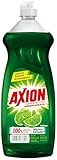 Axion Lavatrastes Líquido Limón 640 ml. 100% Efectivo Arrancagrasa con Poderosa Espuma que Remueve la Grasa Más Fácil y...