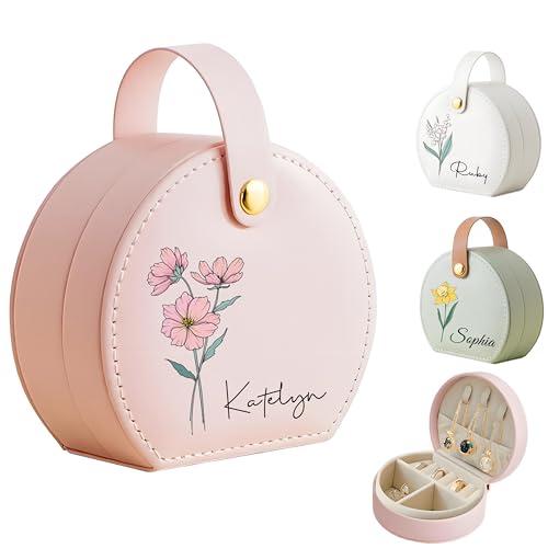 AsBestForGF Ships Next Day, Custom Mini Jewelry Travel Box with