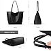 KALIDI Handtasche Damen Shopper Tasche Tote Bag PU Leder Große Schultertasche mit Reißverschluss für Arbeit,Einkauf，Schule