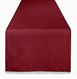Lenox French Perle Solid 70" Runner, Cranberry