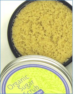 Lusa Organics Lavender Organic Sugar Scrub - All Natural Sugar Scrub and Exfoliant with Certified Organic Ingredients - Moisturizes and Polishes Skin - 8 Ounces