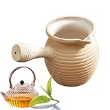 Tetera de cocina: bellamente diseñada alrededor de la estufa para leche asada de interior estufa de carbón tetera de porcelana, té de hojas sueltas, bolsas, leche, estufa de café