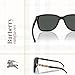 BURBERRY BE4181 300187 58M Black/Grey Square Sunglasses For Men +BUNDLE with ACCESSORY EYEWEAR KIT