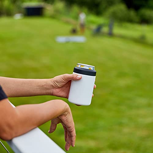 Refrigerador, garrafa ou copo triplo de aço inoxidável com tampa para latas padrão de 12 oz parede d