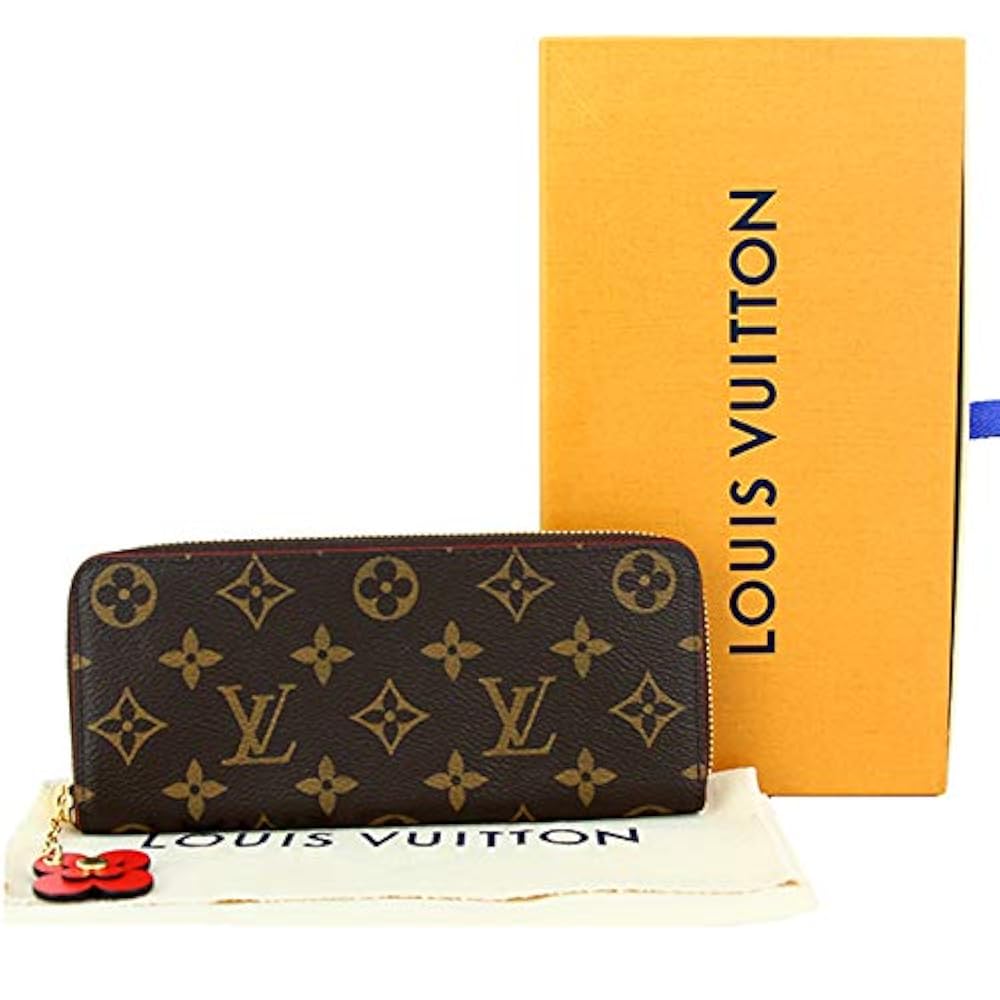 Amazon | [ルイヴィトン] ポルトフォイユクレマンス モノグラム レッド  