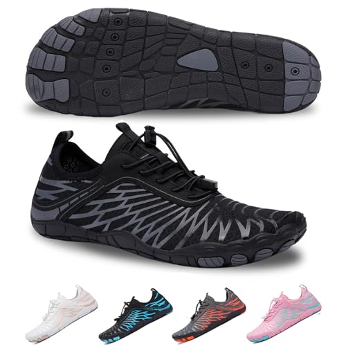 Image of SIOSNETA Hike Barefoot Shoes for Women Men, Breathable Non-Slip Athletic Footwear, Wide Toe Water Shoes for Hiking, Non-Slip Neuropathy Shoes for Women Men, Grounded Comfort wear