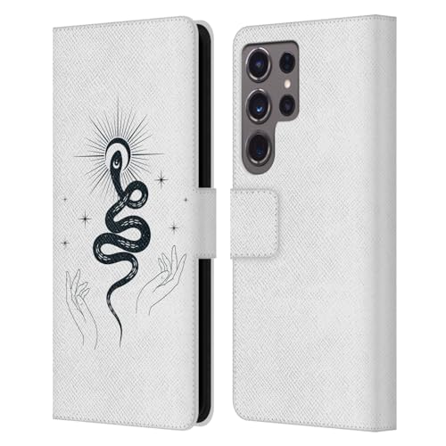 Funda Samsung S24 Ultra 5G serpiente mística tipo libro antichoque protectora 1