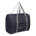 Produktbild FOANA Leichter Faltbare Reise-Gepäck Handgepäck Duffel Taschen Übernachtung Taschen/Sporttasche für Reisen Sport Gym Urlaub Weekender handgepaeck (A Dunkelblau, 1)