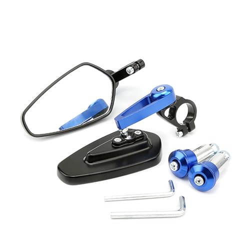 バイクハンドルバーエンドアルミ合金バイクサイドバックミラー用互換性 13-19 ミリメートルハンドル穴車のバックミラーアクセサリー