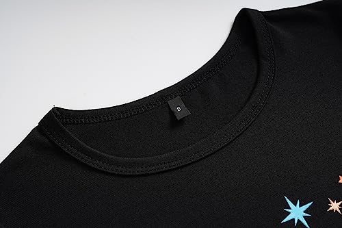 Big Girls Summer Cute Pajama Sets Striped Hearts Shape Printed Sleepwear3