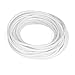 XJS Electric Copper Core Flexible Silicone Wire Cable White 10M 32.8Ft (18AWG 30KV)