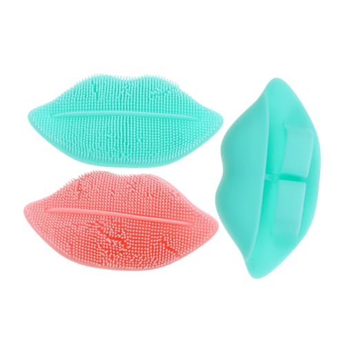PACKOVE Silicone Lip Brush for Cleansing Face Brush Lip Exfoliator Random Color