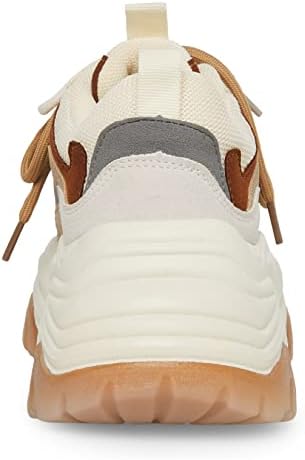 Madden Girl Women's Venomm Sneaker, Tan Multi, 9.5 | Image 2