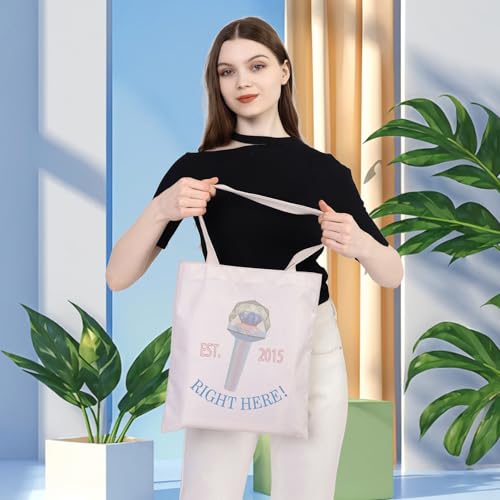 Bolsa Tote de Lona Koreana para Fans de 17 Grupo miniatura 6