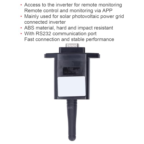 WiFi-Modul mit RS232-Anschluss für POW-Serie Solar-Wechselrichter, Fernüberwachung und APP-Steuerung, ABS-Material