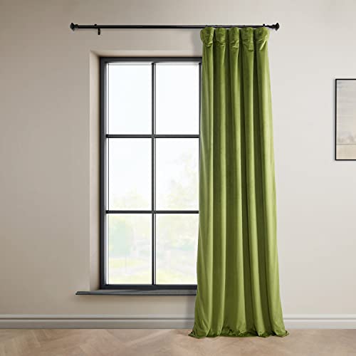 HPD Half Price Drapes Heritage Plush Velvet Curtains 96 Inches Long Room Darkening Curtains for Bedroom & Living Room 50W x 96L - Image 2