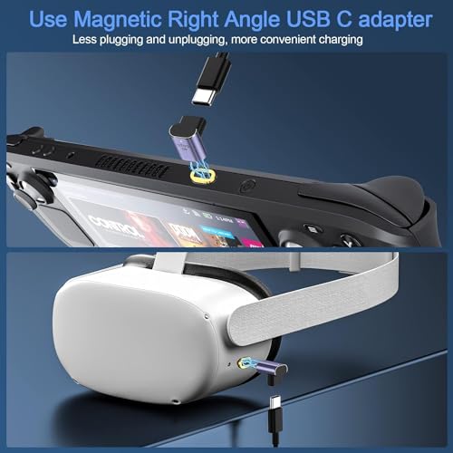 Image of Tobo USB C Magnetic Adapter USB4 40Gbps 8K 60Hz Video for Thunderbolt 4 MacBook Pro /Air, Steam Deck, Switch, VR and More Type C Devices(TD-1104TC, Pack-of-1)