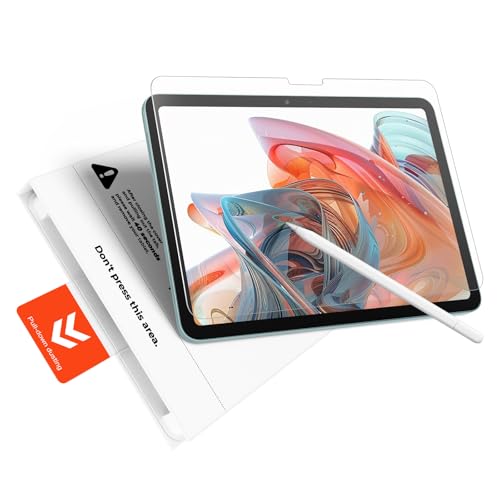 KCT 2 Pack Paperfeel Glass Screen Protector Compatible with iPad Air 11 Inch M4/M3/M2 (2026/2025/2024) Matte Surface Tempered Glass with Bubble-Free Installation Tray