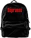 Produktbild Canvas Backpack The Sopranos Logo Rucksack Gym Hiking Laptop Shoulder Bag Daypack for Men Women