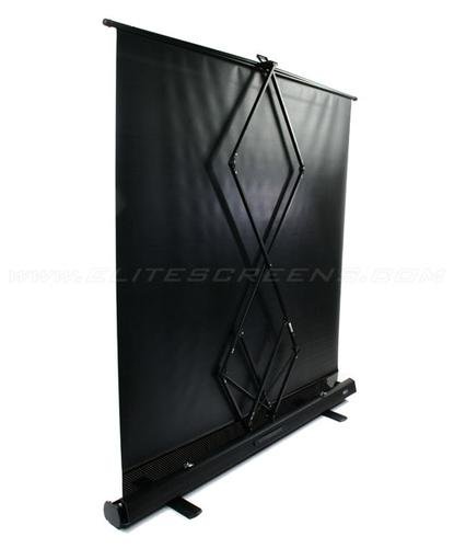 Image of Elite Screens ezCinema Plus Series, 84-inch Diagonal 16:9, Floor Pull Up Portable Projection Screen, Model: F84XWH1