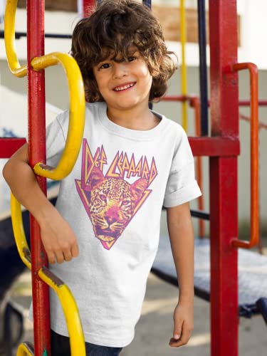 Def Leppard Rock Band Leopard Logo Toddler Short Sleeve T-Shirt Graphic Tee3