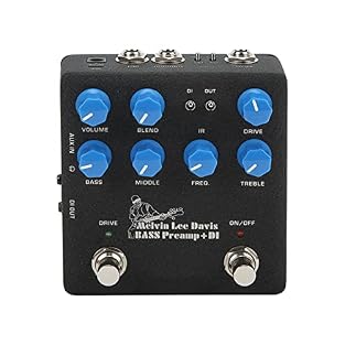 [Versatile Use]: Designed for Practicing, Playing, and Recording, This Bass Guitar Preamp DI Box Offers an All-in-One Solution with Impulse Response Loader and Audio Interface [3 Band Equalizer]: Features a 3 Band EQ with IF Selector to Provide Preci...