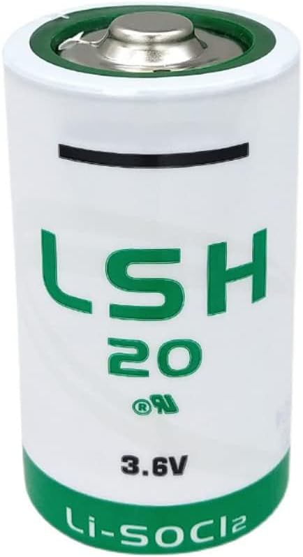 (4-Pack LSH20 3.6 Volt D 13000mAh Lithium Battery for LSH20 Battery ER34615M Lithium Battery Non-Rechargeable