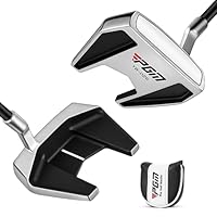 PGM Golf Standputter - Einzelschläger mit stabilem niedrigem Schwerpunkt, hoher Fehlertoleranz, mit Ausrichtungshilfe