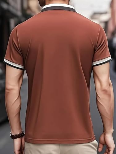 Image of POSHAX Men Polo Shirt|Cotton Blend|Regular Fit