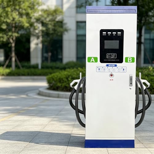 Fast Charging Station Commercial Floor Standing EV Quick Charger High Power Pedestal Mount Smart...