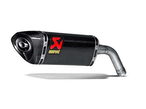 14-15 HONDA Grom: Akrapovic Slip-On Exhaust (Homologated/Carbon Fiber)