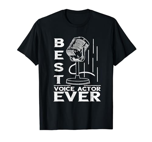 Best Voice Actor Microphone Voice Acting Voice Over Artist T-Shirt cover