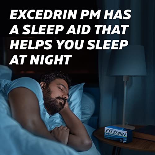 Excedrin Pm Sleep Aid With Headache Relief Caplets For Nighttime Headaches And Sleeplessness - 100 Count #TOP2