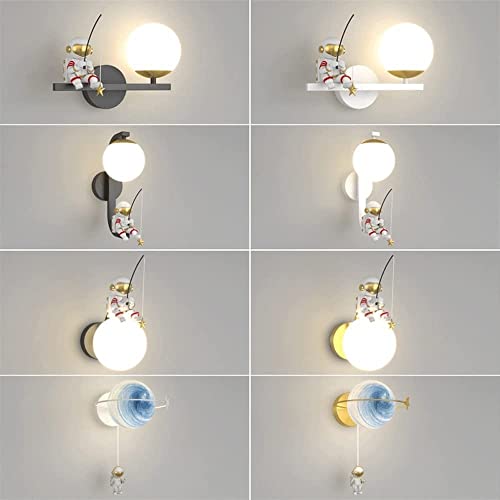 Applique décorative LED astronaute au design soigné pour salon et étude - 4