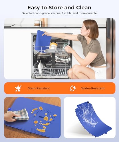 LNNIW Waterproof Food Warming Mat, Color-Changing Electric Heating Tray with 6-Level Temperature Control, 1-6h Timers, Dishwasher-Friendly Food Warmer Mat for Parties, Buffets, and Kitchen Use. - Thumbnail 3