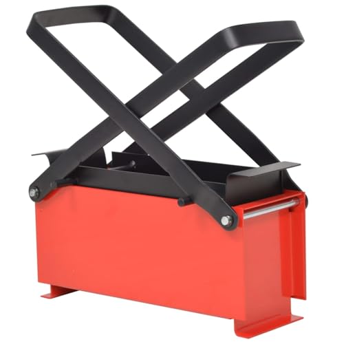 Gecheer Prensa para Hacer briquetas con Papel 34x14x14 cm Acero | Madera Dura Quemado Largo, Carbono Neutral, Briqueta Eco-Log - Ideal para chimeneas,Estufas,fogones,Estufas,chimneas,Ahorra Espacio