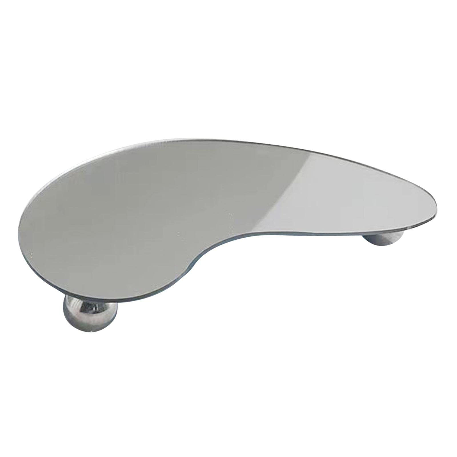 Pleayietoopiatiey Display Vanity Tray Perfume Plate Serving Tray For Bedroom Background Home 27X12x3 Cm Mirror