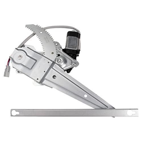 Image of TRQ Rear Passenger Side Power Window Motor and Regulator Assembly Power Compatible with 1998-2002 Honda Accord