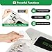 APOUDM Electronic Cash Register 47 Keys Cash Register for Small Businesses Commercial Electronic Cash Register with Drawer Box Cash Management System with 6/9-Digits LED Display for Supermarket