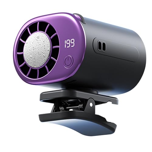 Ventilador clip portátil de 199 velocidades y batería recargable 7