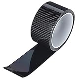 【Rasguño impermeable】Resistente al agua, se puede lavar con agua cuando está sucio. Protege tu coche de molestos arañazos y protege la puerta para evitar el desgaste. Hecho de película de fibra de carbono autoadhesiva 5D, protección anticolisión y rayado para proteger el automóvil, también fácil de limpiar.
