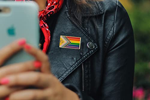 Image of Pack 3PCS /5PCS /10PCS Progress Pride Lapel Pins Brooches Badges