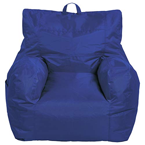 Factory Direct Partners 10484A-Nv Cali Big Bear Bean Bag Chair, Dirt, Tear, Water-Resistant Coated Oxford Nylon Cover, Durable Seating For Kids, Teens, Adults, Navy #TOP7